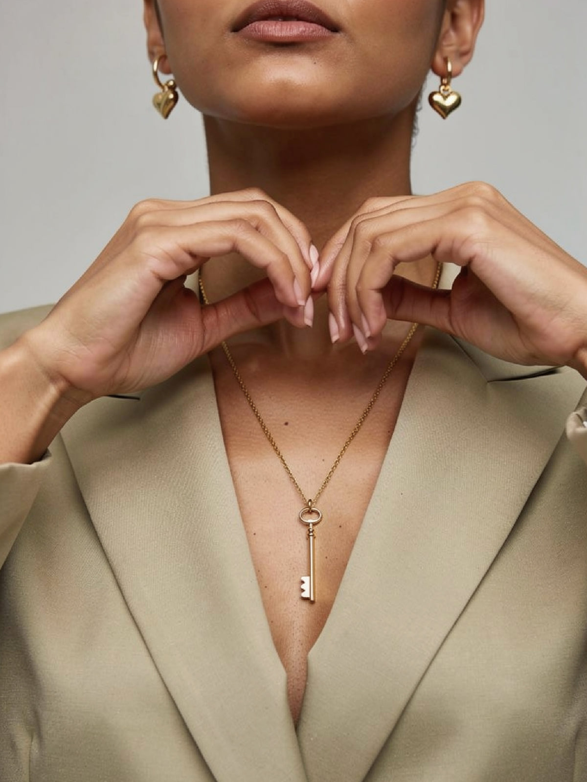 Classic Key Pendant Necklace