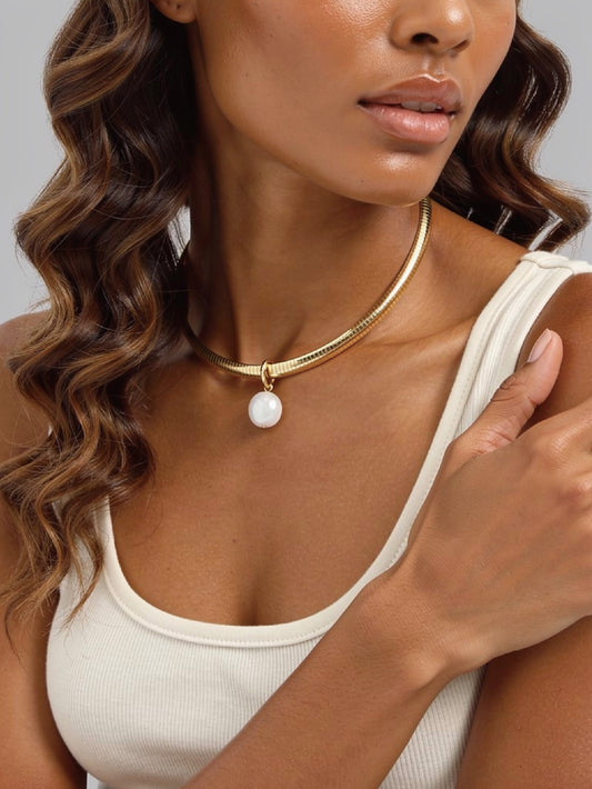 Baroque Pearl Choker