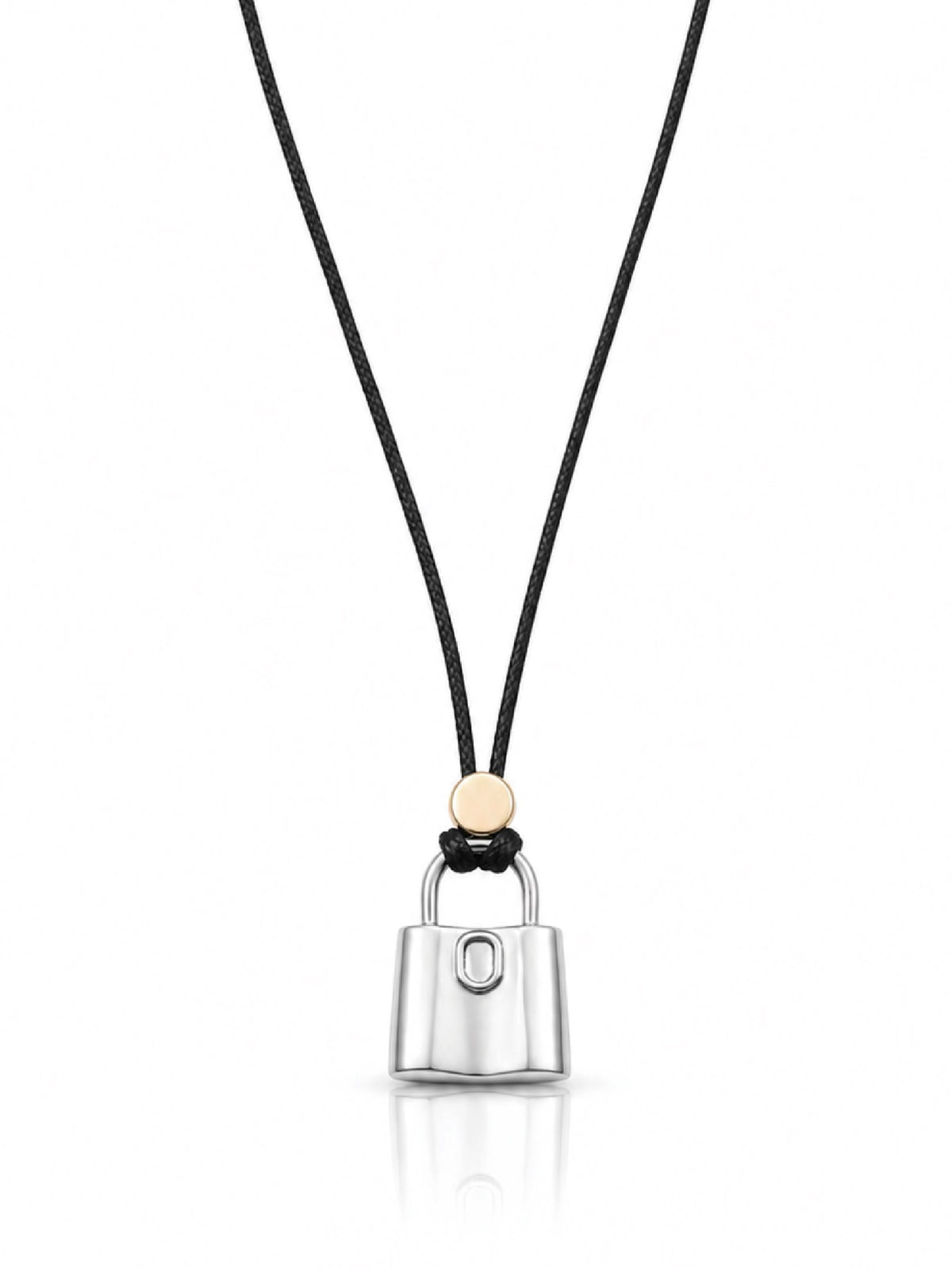 Padlock Cord Necklace