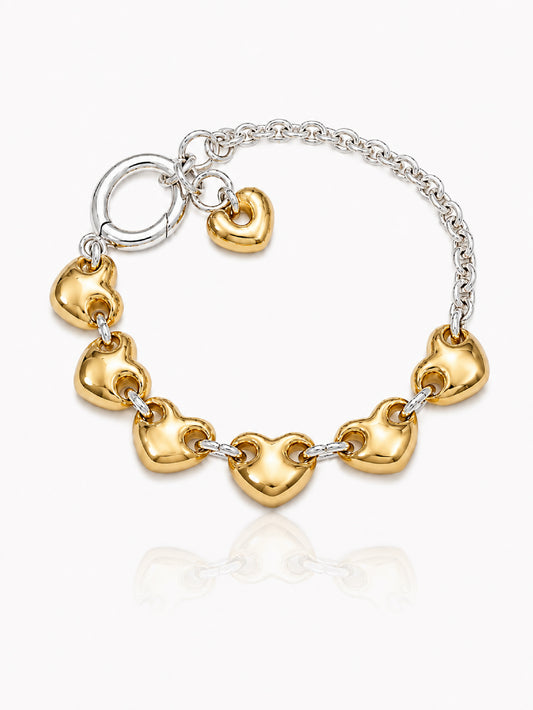 Chunky Heart Bracelet