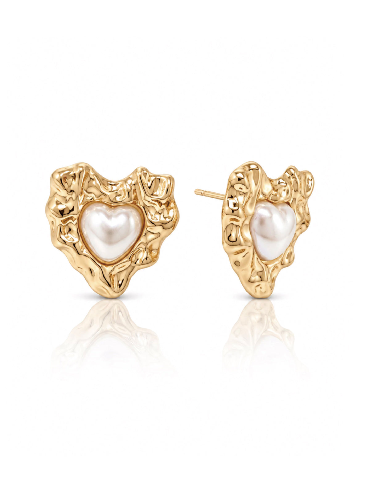 Baroque Pearl Stud Earrings