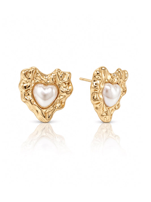 Baroque Pearl Stud Earrings