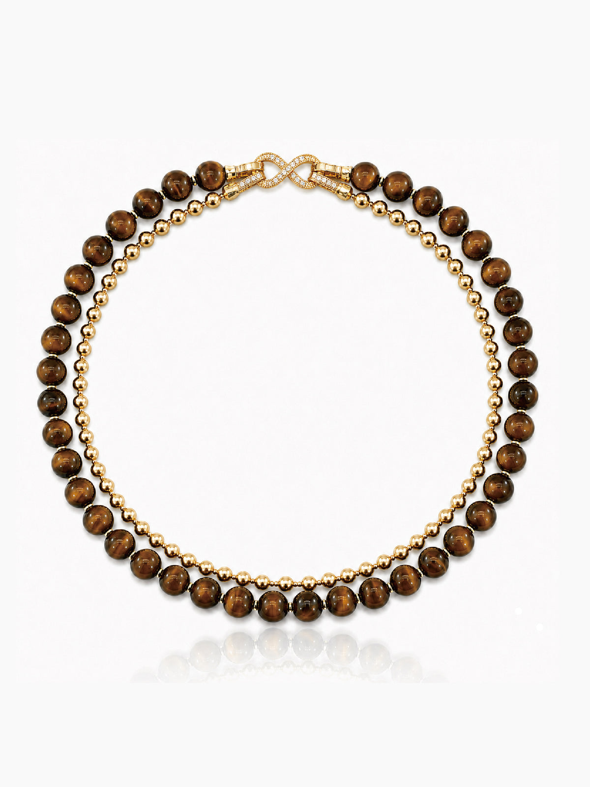 Layered Tiger Eye Necklace