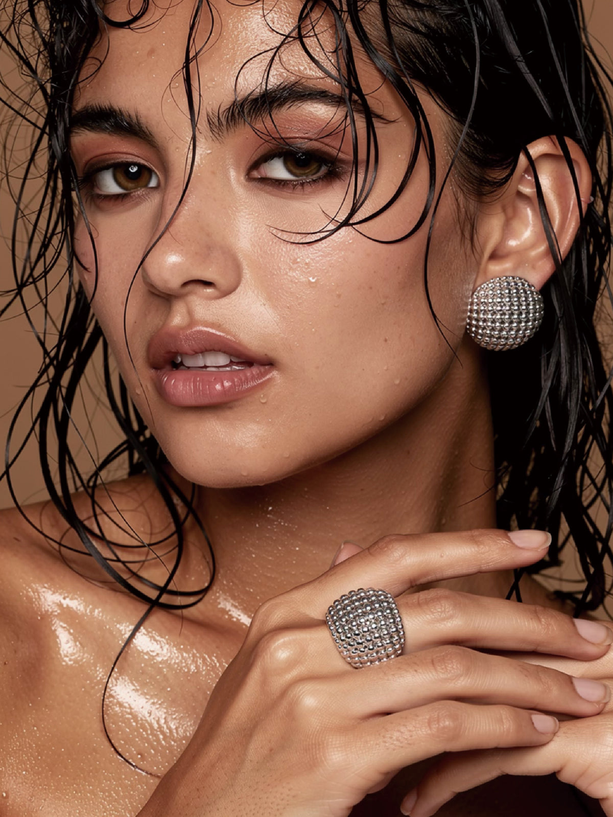 Pebble Stud Earrings