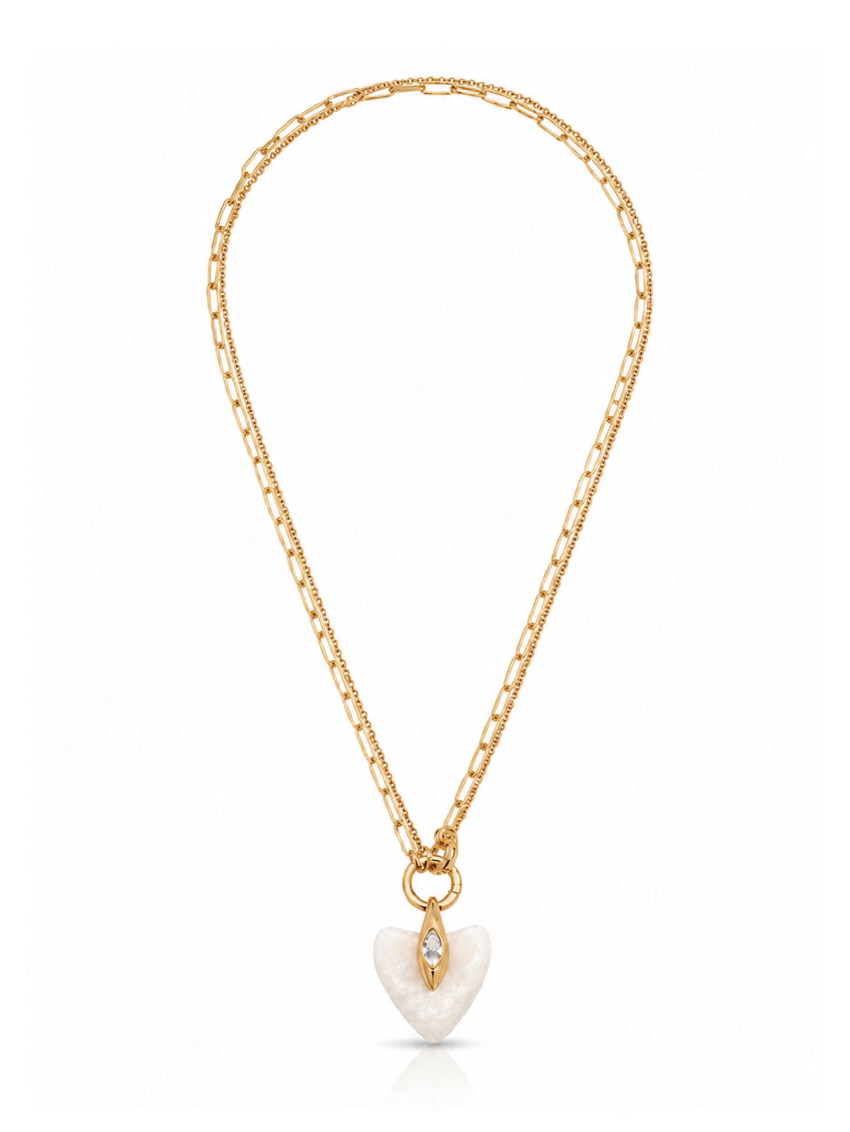 Trio AB Chain Traiangle Necklace