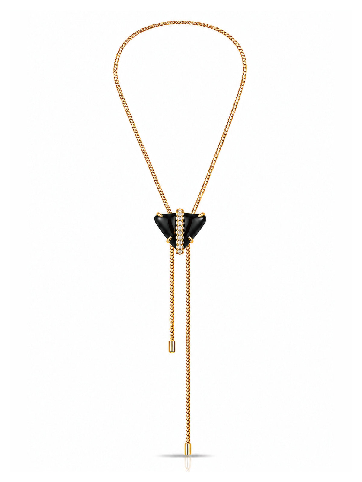 Trio Triangle Slider Snake Necklace