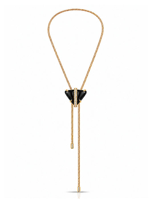 Trio Triangle Slider Snake Necklace