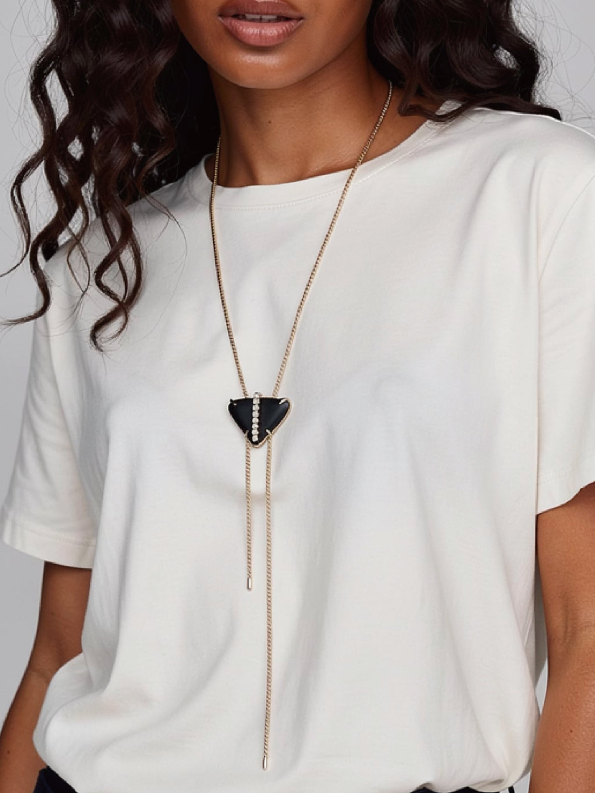 Trio Triangle Slider Snake Necklace