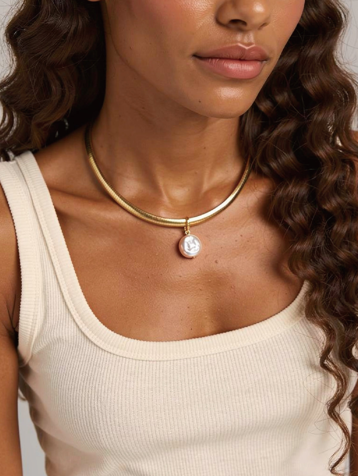 Baroque Pearl Choker
