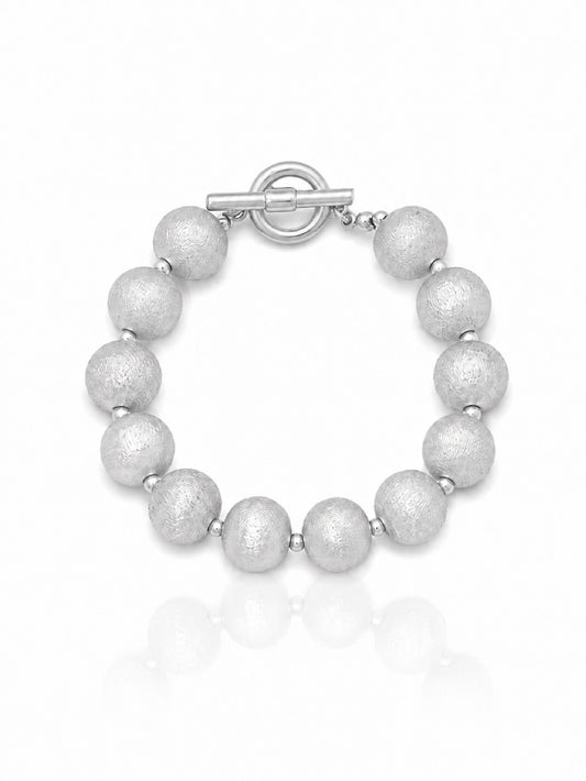 Brushed Orb Bracelet