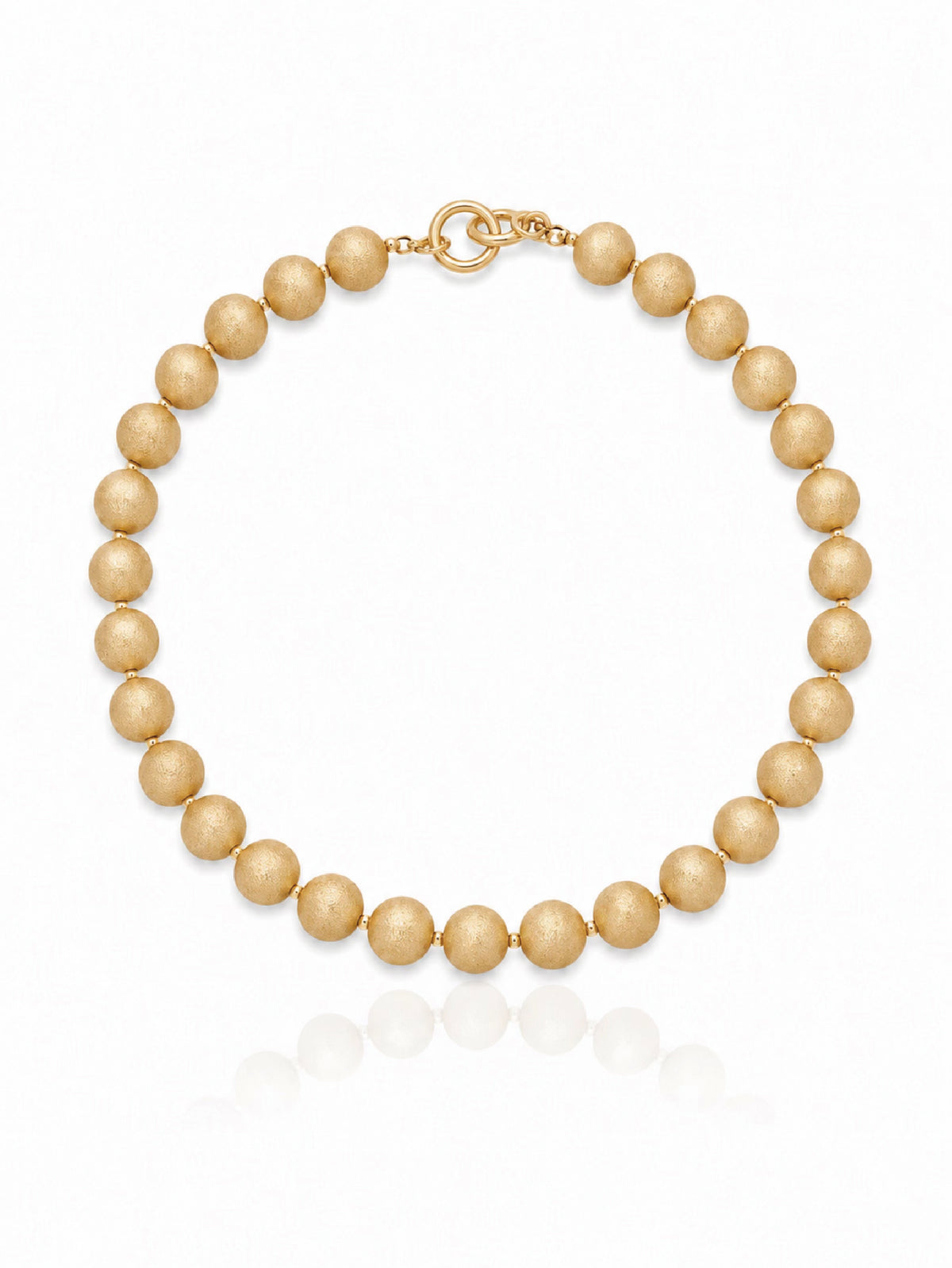 Brushed Orb Necklace