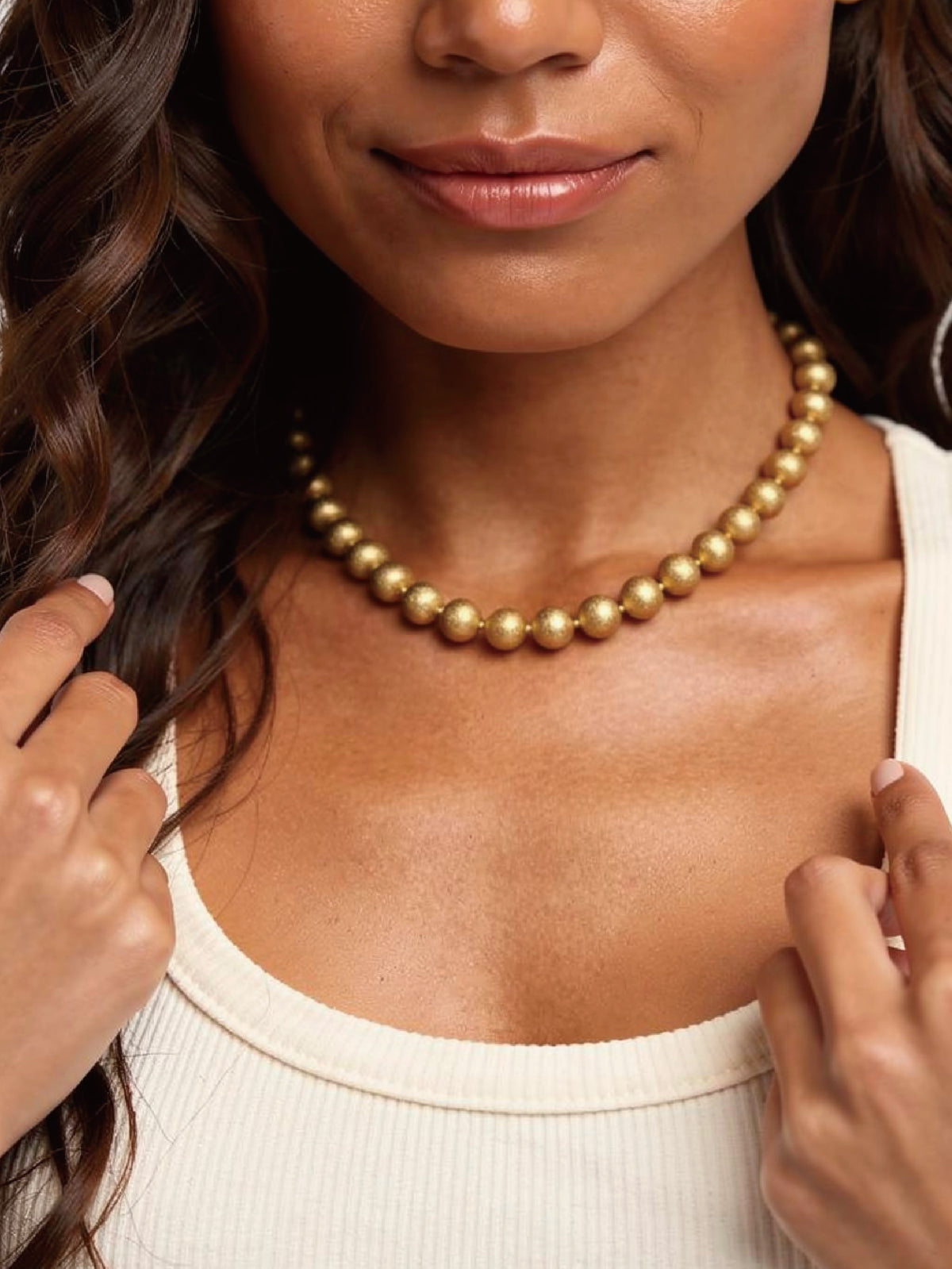 Brushed Orb Necklace